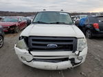 2008 Ford Expedition El Xlt White vin: 1FMFK16548LA49768