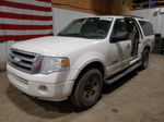 2008 Ford Expedition El Xlt White vin: 1FMFK16558LA36320