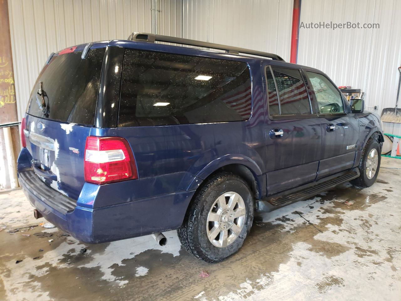 2008 Ford Expedition El Xlt Синий vin: 1FMFK16568LA57726