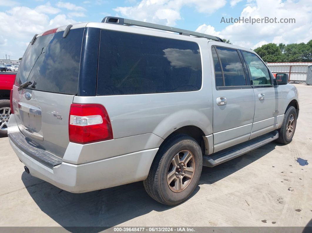 2007 Ford Expedition El Xlt Silver vin: 1FMFK16577LA26726