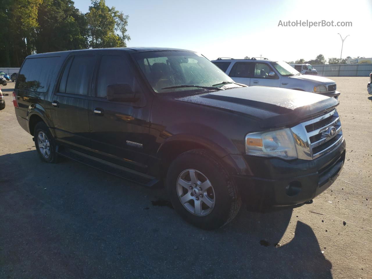 2008 Ford Expedition El Xlt Black vin: 1FMFK16588LA75483