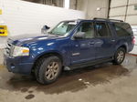 2008 Ford Expedition El Xlt Blue vin: 1FMFK16598LA01652