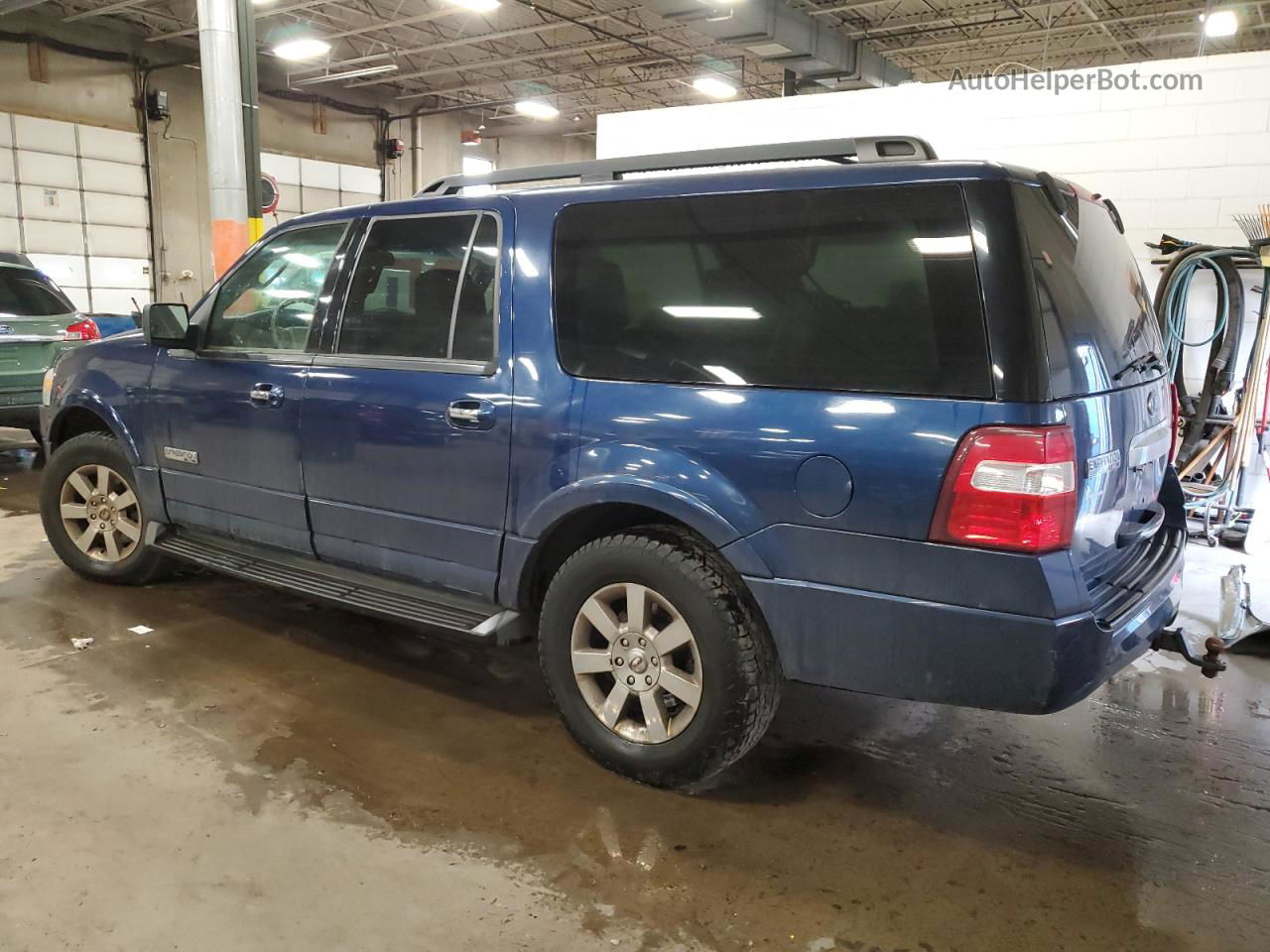 2008 Ford Expedition El Xlt Blue vin: 1FMFK16598LA01652