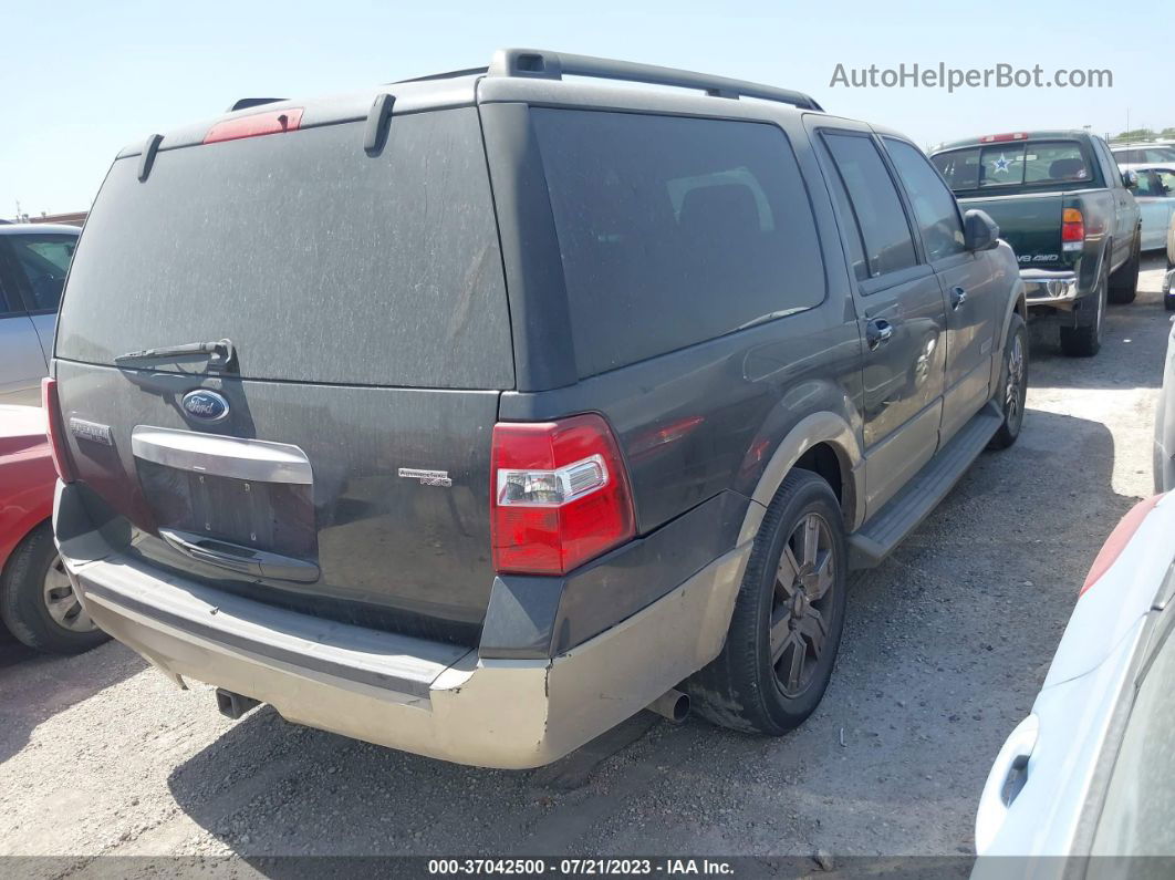 2007 Ford Expedition El Eddie Bauer Gray vin: 1FMFK17507LA54530