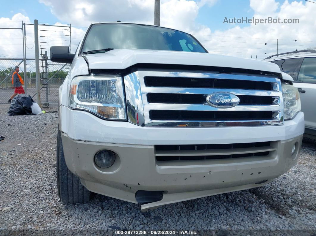 2007 Ford Expedition El Eddie Bauer White vin: 1FMFK17517LA10388