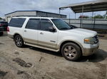 2007 Ford Expedition El Eddie Bauer Белый vin: 1FMFK17537LA21411