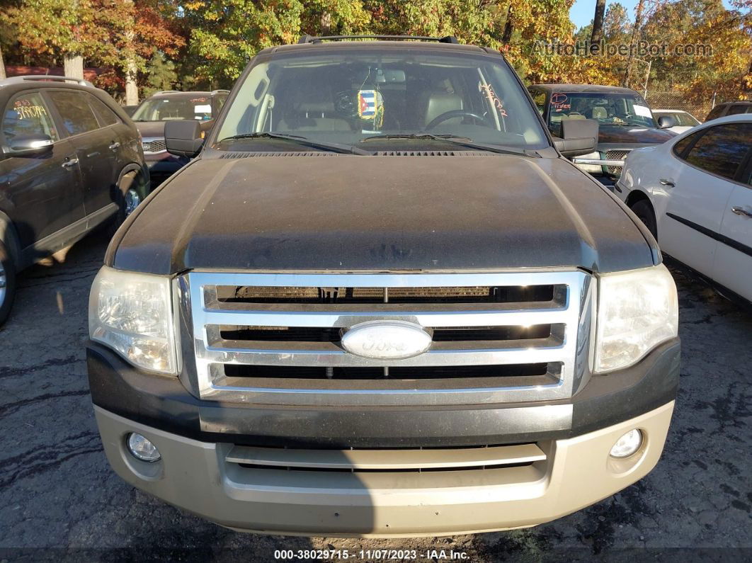 2007 Ford Expedition El Eddie Bauer Black vin: 1FMFK17557LA88740