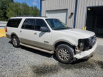 2008 Ford Expedition El Eddie Bauer White vin: 1FMFK17558LA51740