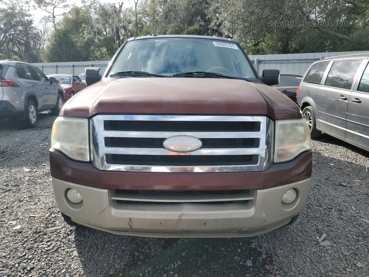 2007 Ford Expedition El Eddie Bauer Brown vin: 1FMFK17567LA31723