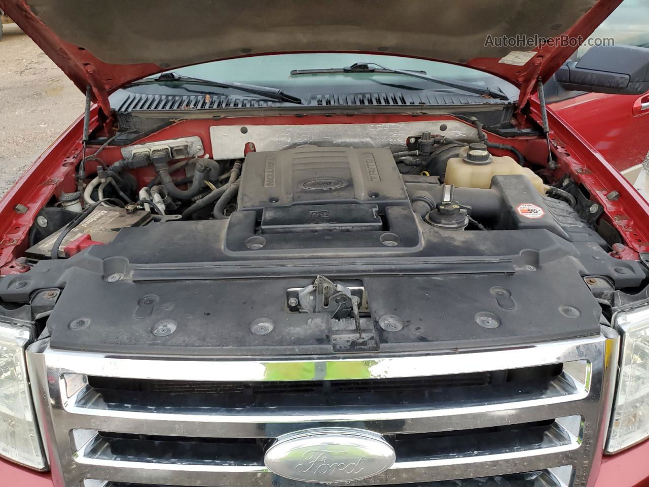 2007 Ford Expedition El Eddie Bauer Red vin: 1FMFK17577LA81997