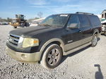 2007 Ford Expedition El Eddie Bauer Black vin: 1FMFK17587LA17483