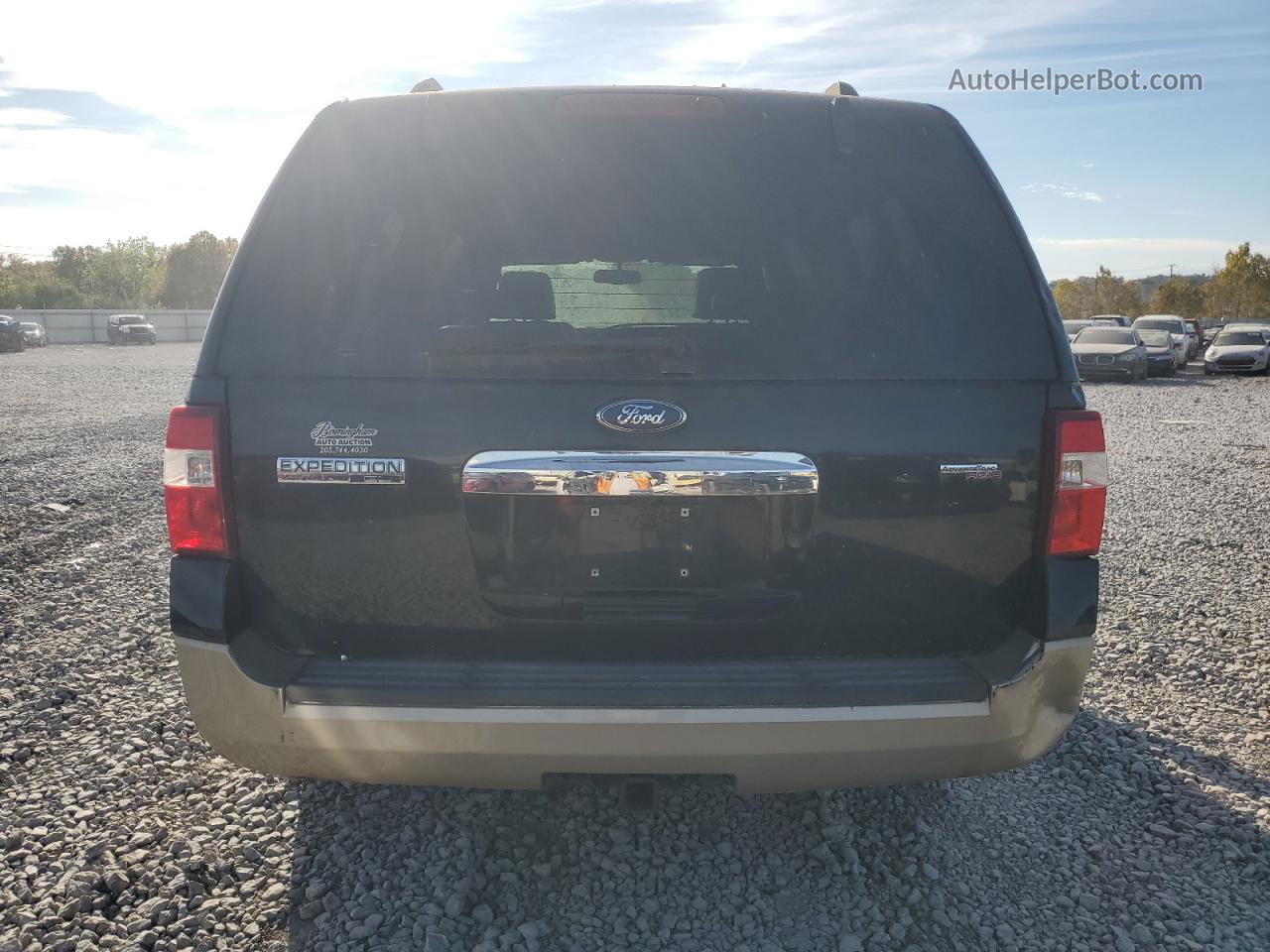 2007 Ford Expedition El Eddie Bauer Black vin: 1FMFK17587LA17483