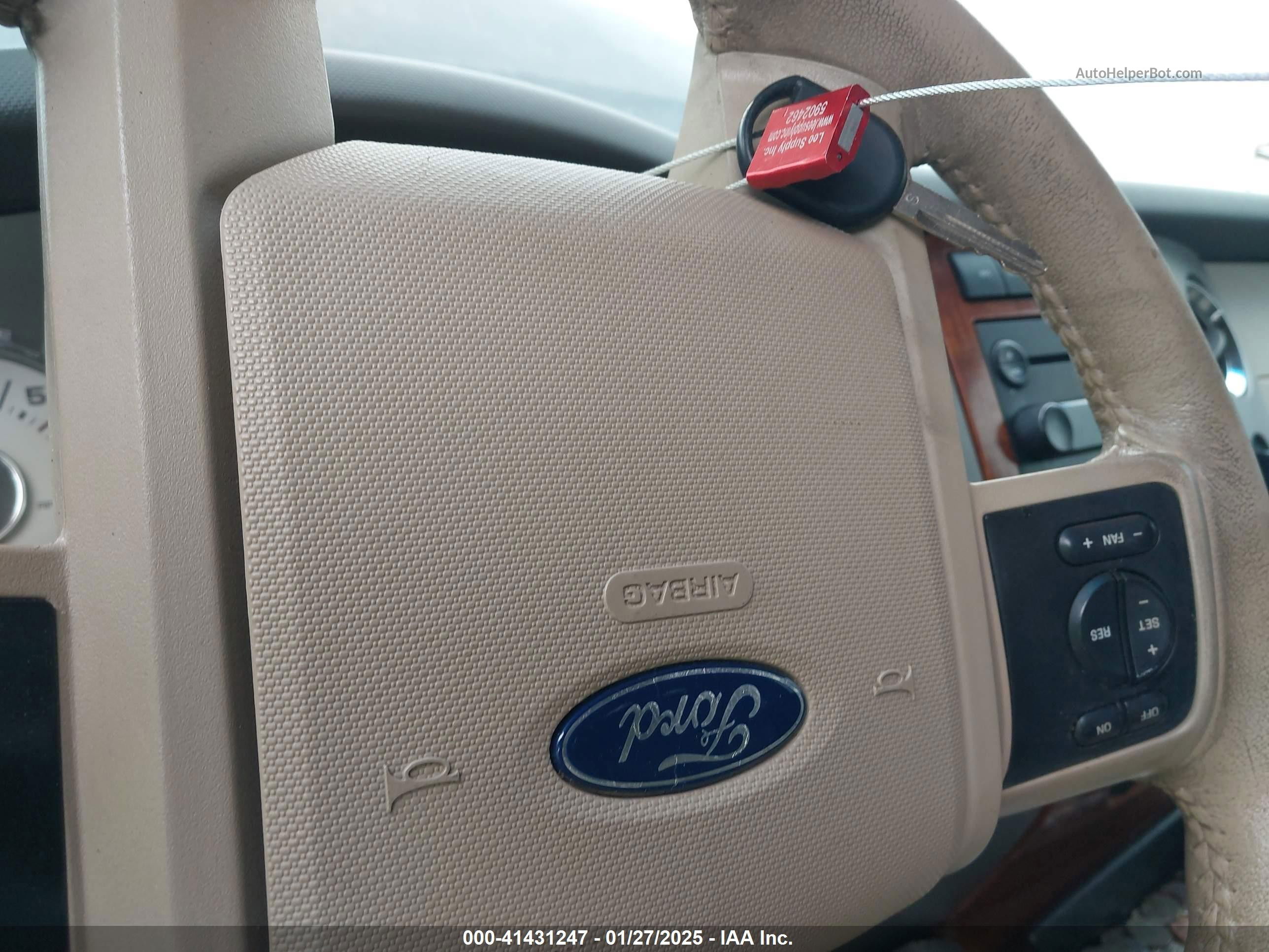 2007 Ford Expedition El Eddie Bauer Black vin: 1FMFK17597LA19601