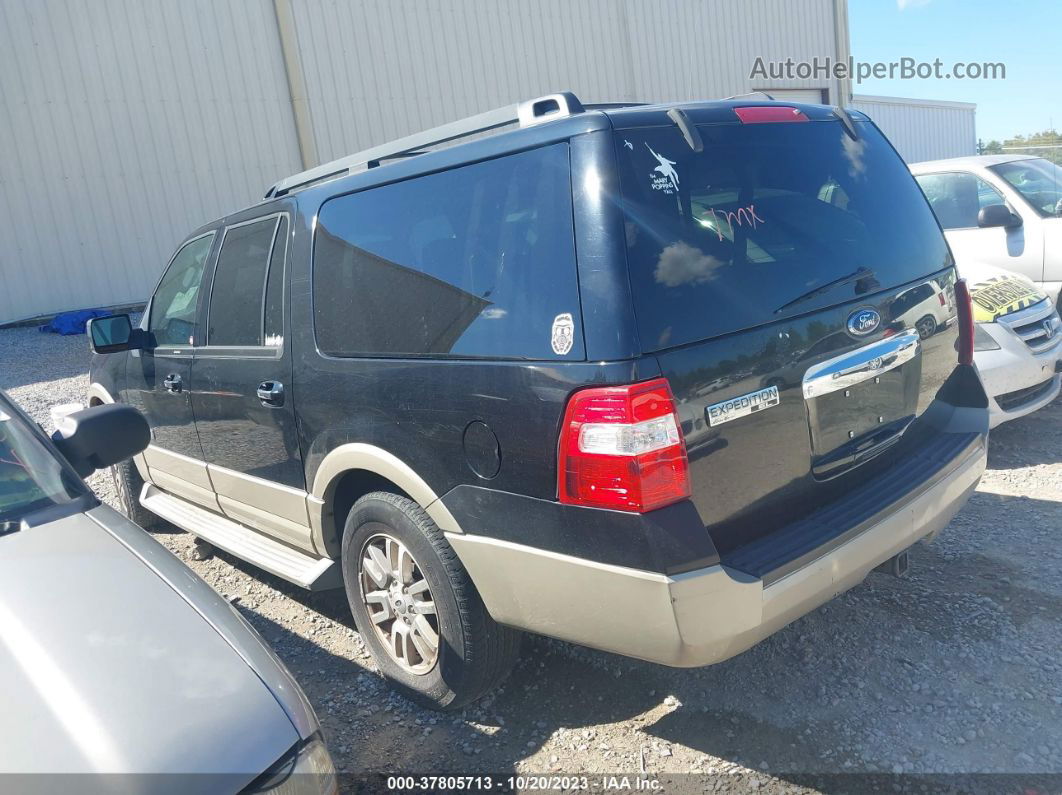 2007 Ford Expedition El Eddie Bauer Черный vin: 1FMFK175X7LA10244