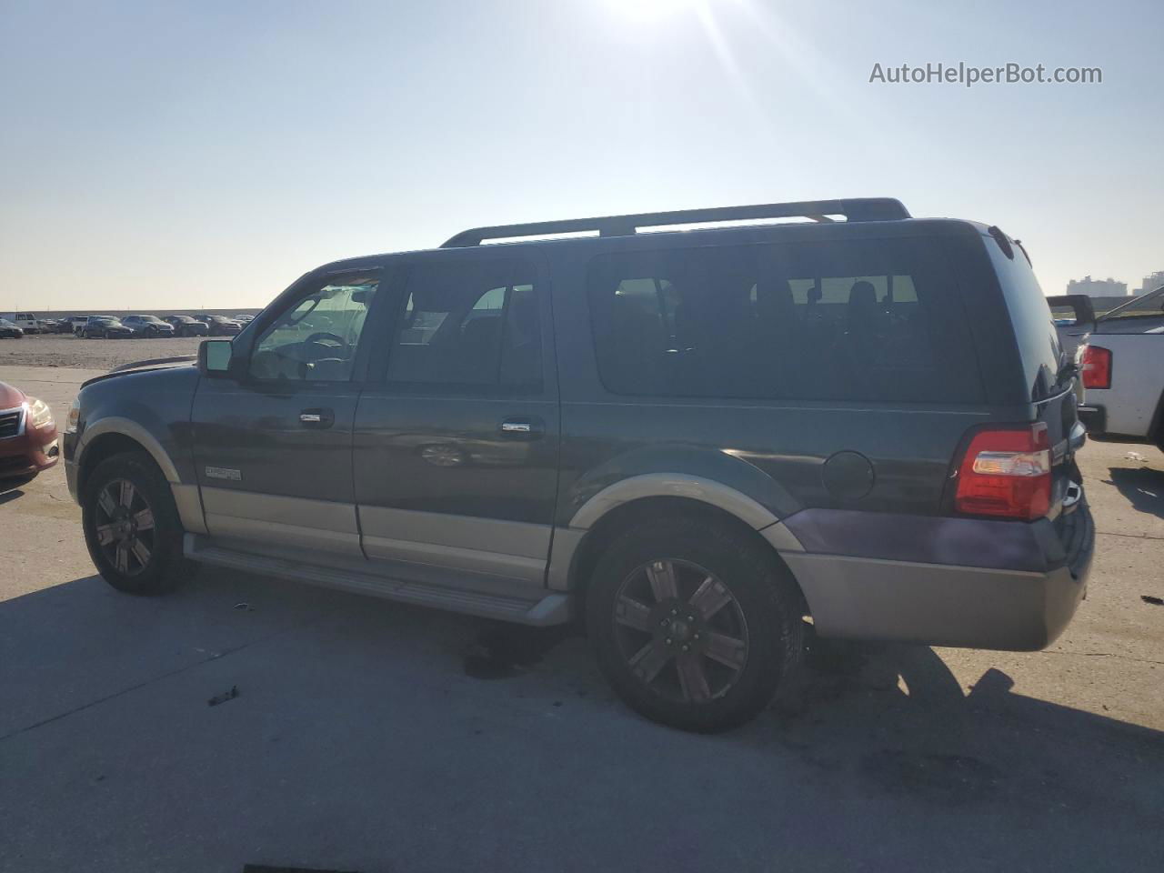 2007 Ford Expedition El Eddie Bauer Бирюзовый vin: 1FMFK175X7LA11975