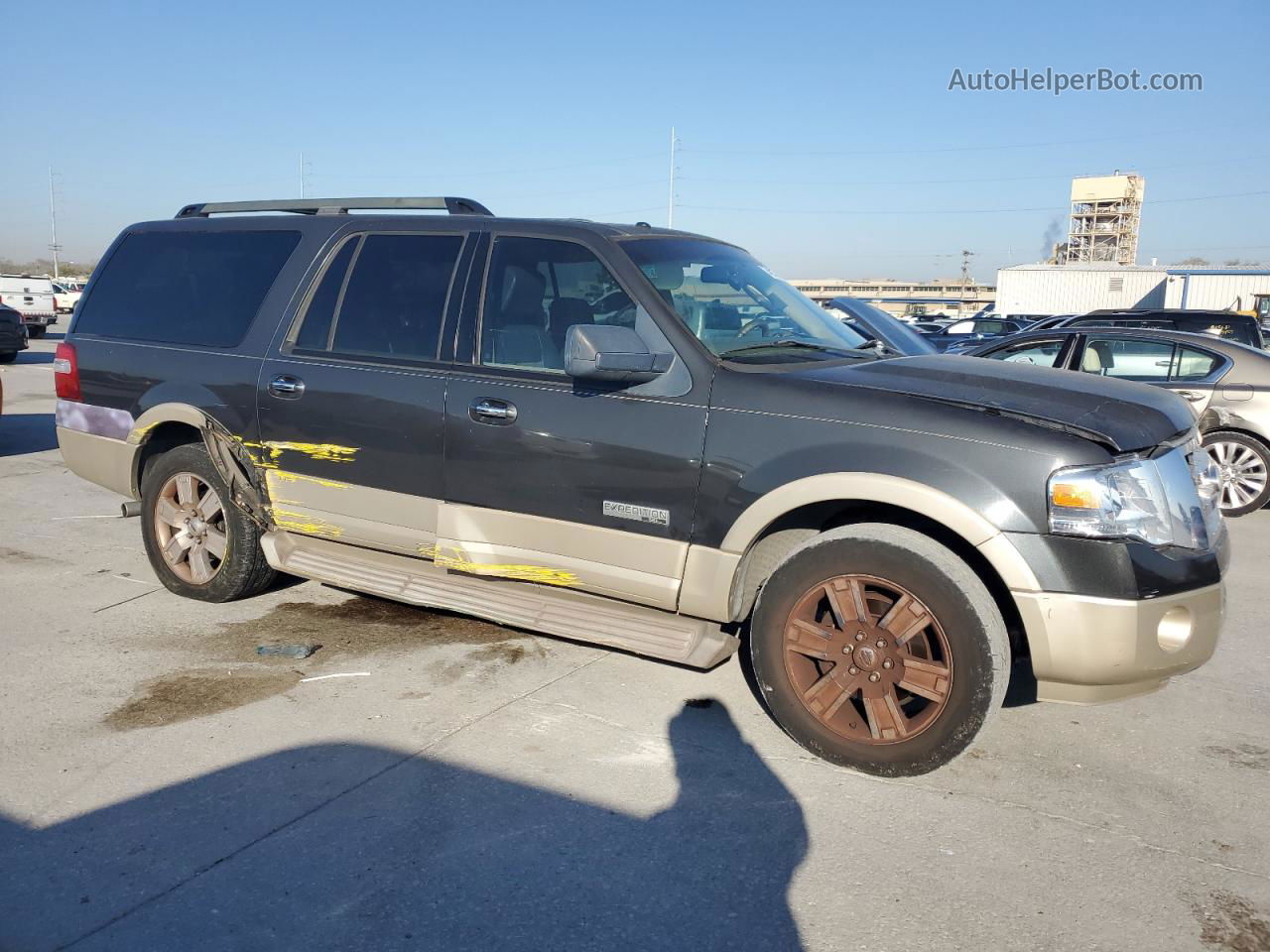 2007 Ford Expedition El Eddie Bauer Бирюзовый vin: 1FMFK175X7LA11975