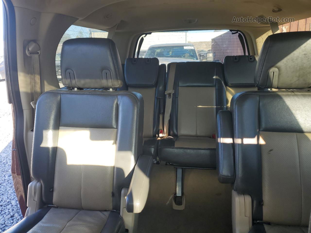 2007 Ford Expedition El Eddie Bauer Brown vin: 1FMFK175X7LA20966