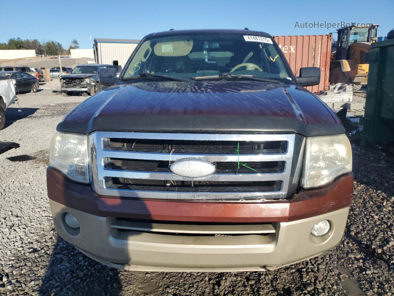 2007 Ford Expedition El Eddie Bauer Brown vin: 1FMFK175X7LA20966