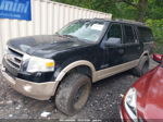 2007 Ford Expedition El Eddie Bauer Black vin: 1FMFK175X7LA25083