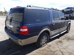 2007 Ford Expedition El Eddie Bauer Blue vin: 1FMFK18507LA22000