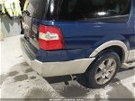 2007 Ford Expedition El Eddie Bauer Синий vin: 1FMFK18517LA04945