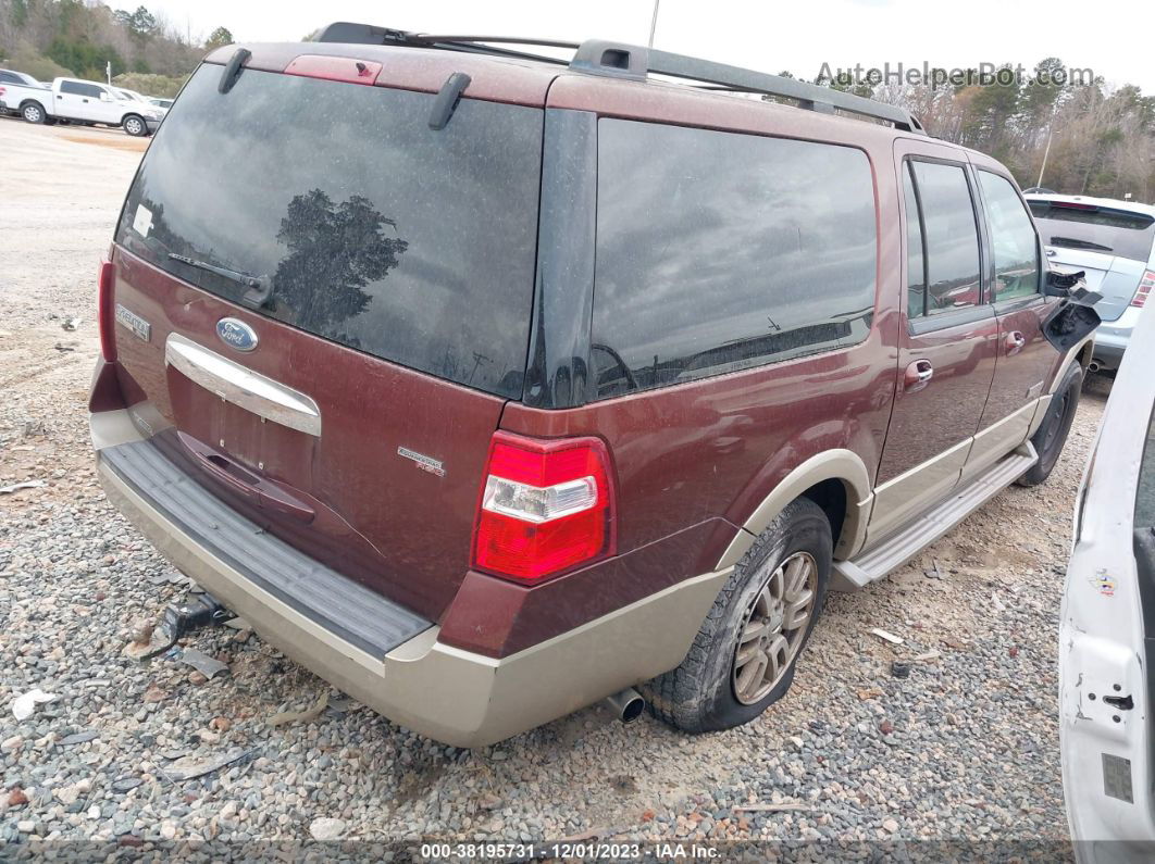 2007 Ford Expedition El Eddie Bauer Burgundy vin: 1FMFK18517LA52333