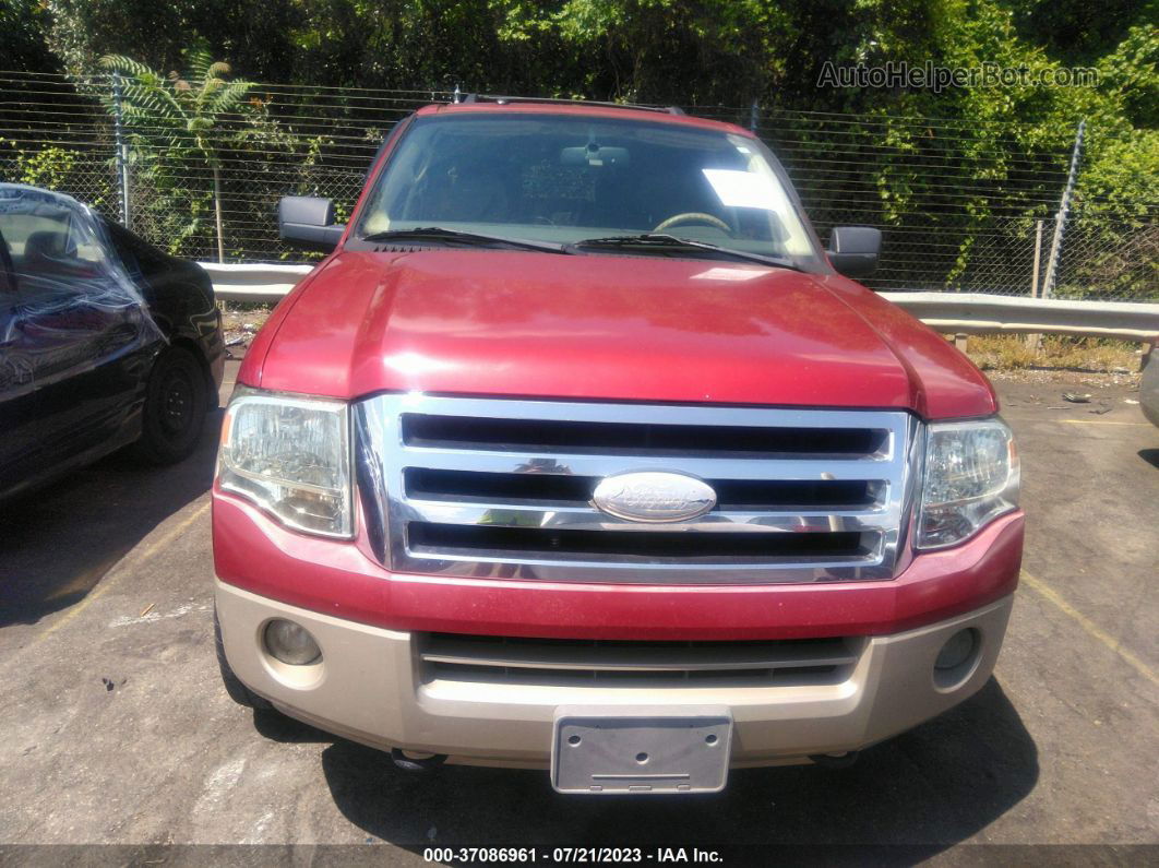 2007 Ford Expedition El Eddie Bauer Red vin: 1FMFK18527LA05005