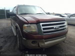 2007 Ford Expedition El Eddie Bauer Maroon vin: 1FMFK18547LA26857