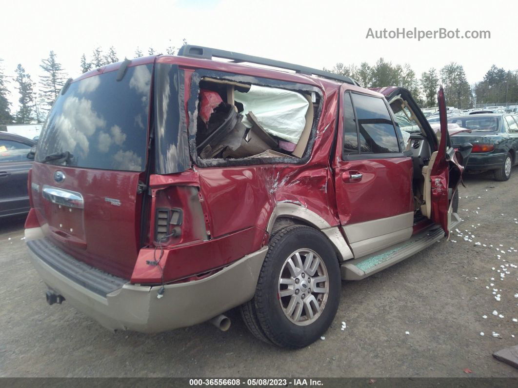 2007 Ford Expedition El Eddie Bauer Burgundy vin: 1FMFK18557LA91524