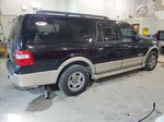 2007 Ford Expedition El Eddie Bauer Black vin: 1FMFK18567LA98711