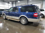 2008 Ford Expedition El Eddie Bauer Синий vin: 1FMFK18568LA59456