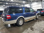 2008 Ford Expedition El Eddie Bauer Blue vin: 1FMFK18568LA59456