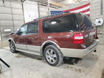 2007 Ford Expedition El Eddie Bauer Maroon vin: 1FMFK18577LA87734