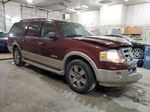 2007 Ford Expedition El Eddie Bauer Maroon vin: 1FMFK18577LA87734