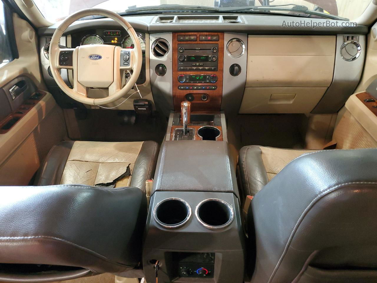 2007 Ford Expedition El Eddie Bauer Maroon vin: 1FMFK18577LA87734