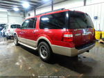 2007 Ford Expedition El Eddie Bauer Maroon vin: 1FMFK18587LA17790