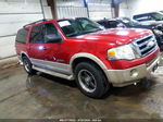 2007 Ford Expedition El Eddie Bauer Maroon vin: 1FMFK18587LA17790