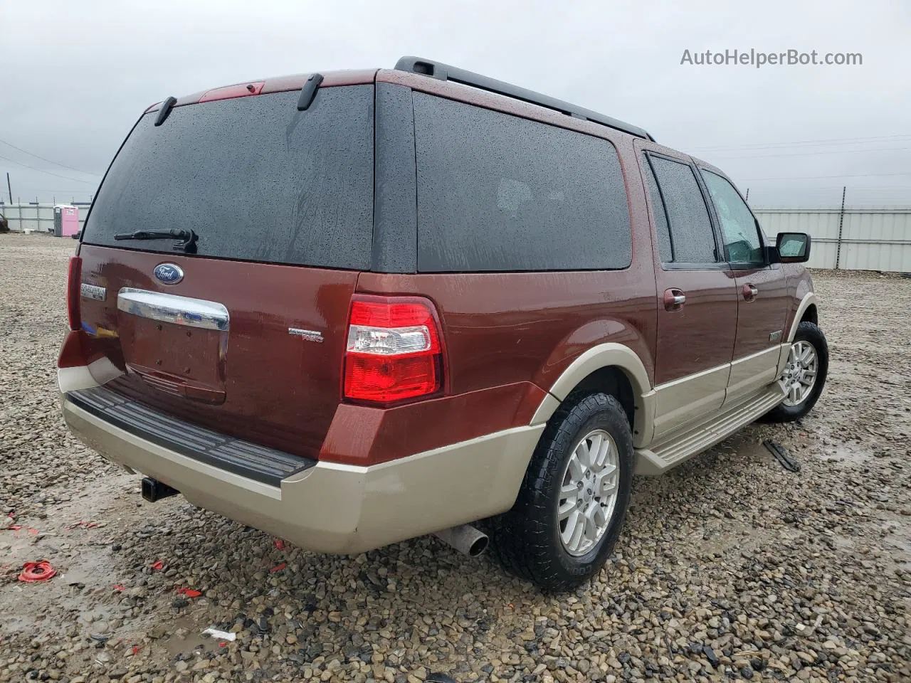 2007 Ford Expedition El Eddie Bauer Two Tone vin: 1FMFK185X7LA43761