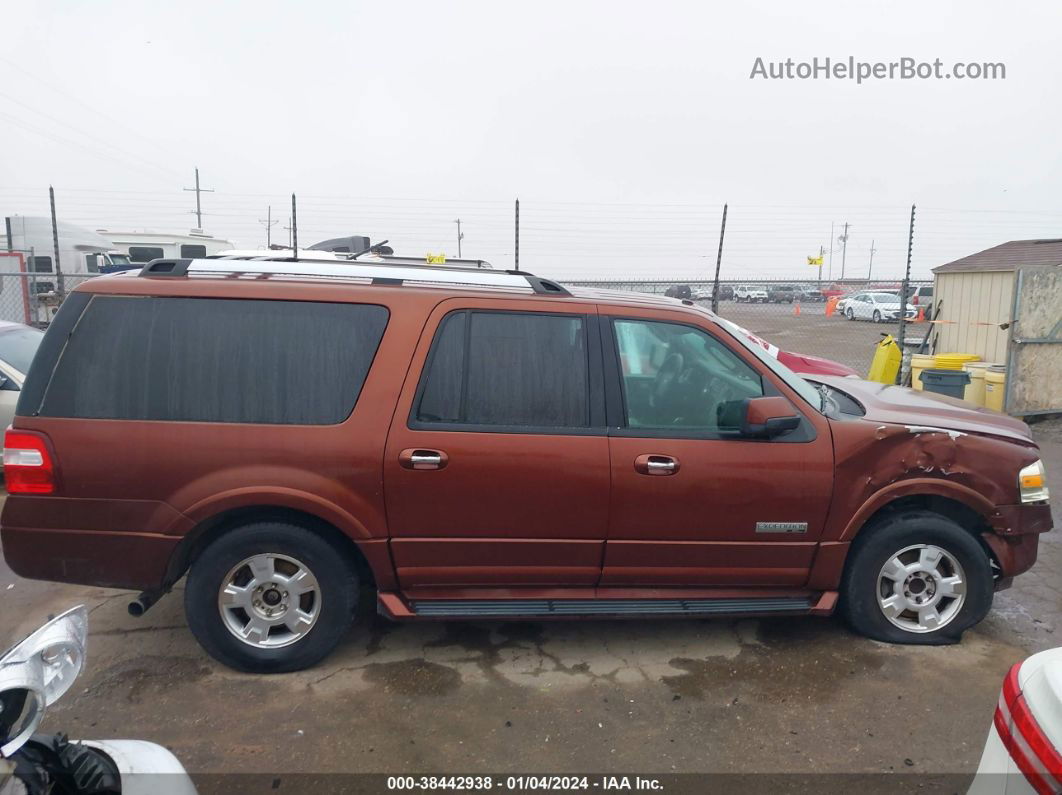 2007 Ford Expedition El Limited Brown vin: 1FMFK19507LA38857