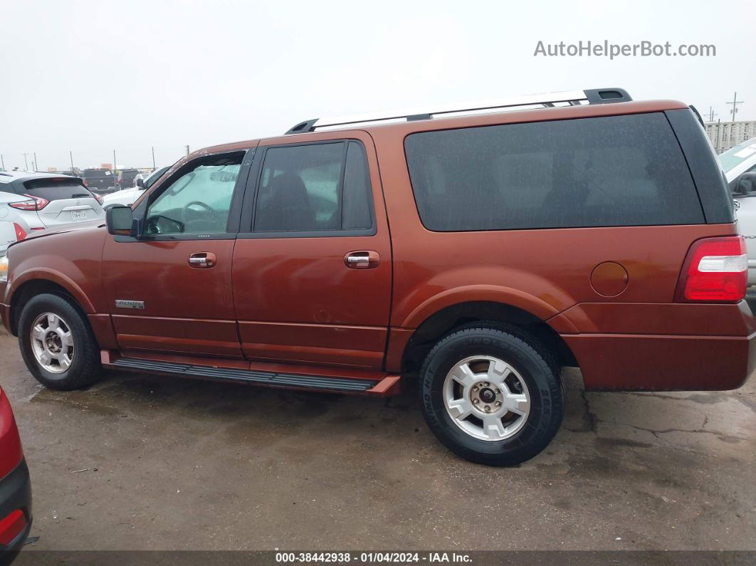 2007 Ford Expedition El Limited Brown vin: 1FMFK19507LA38857