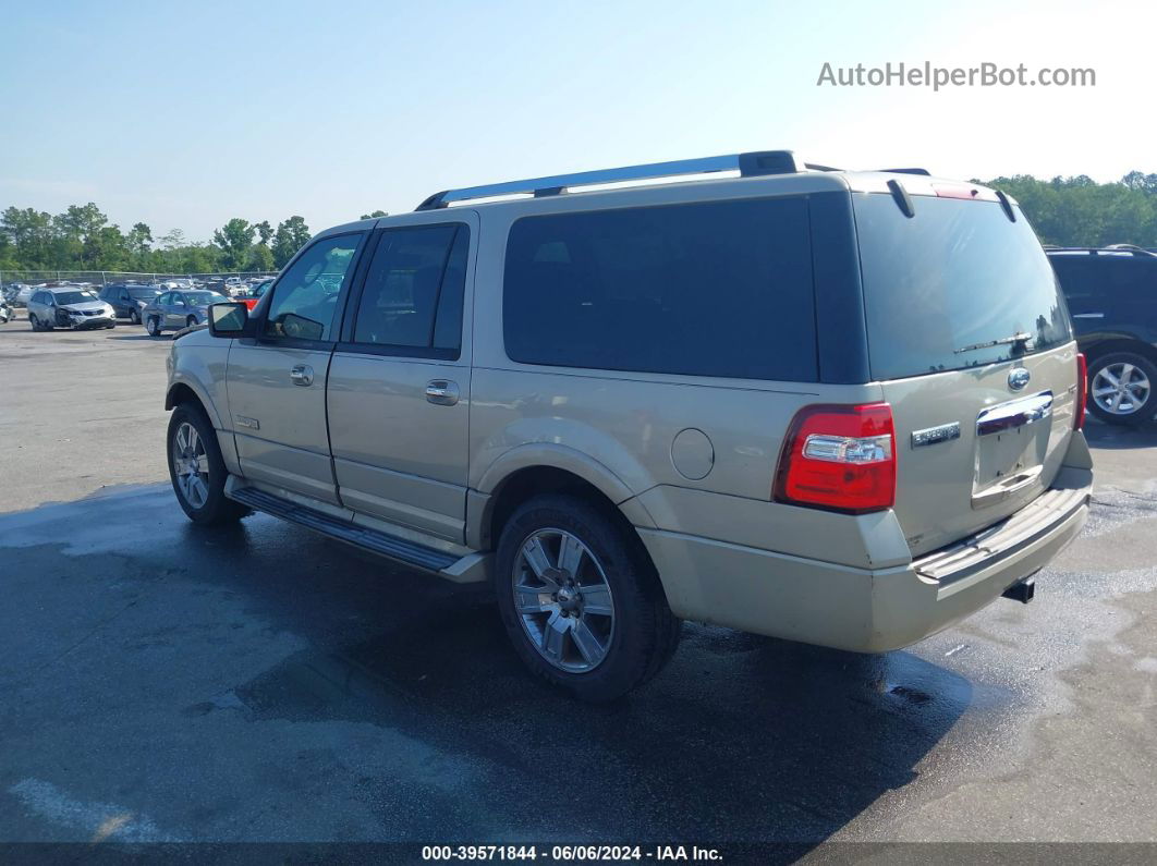 2007 Ford Expedition El Limited Beige vin: 1FMFK19507LA41273