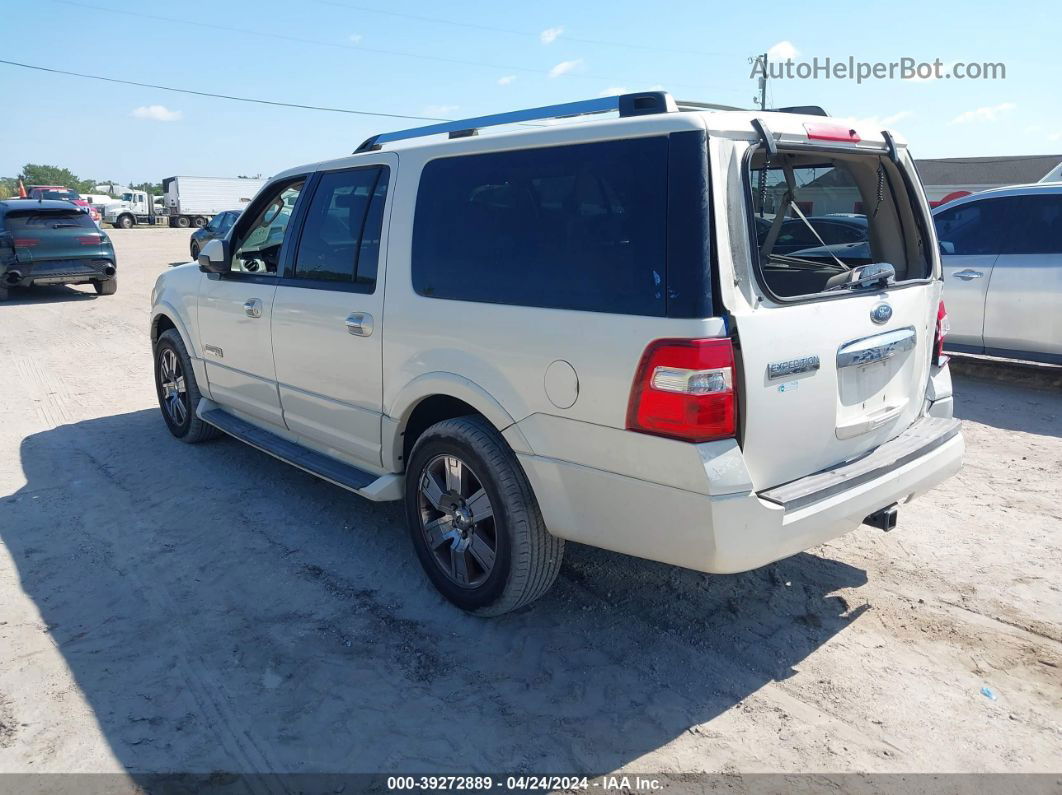 2007 Ford Expedition El Limited White vin: 1FMFK19507LA54458