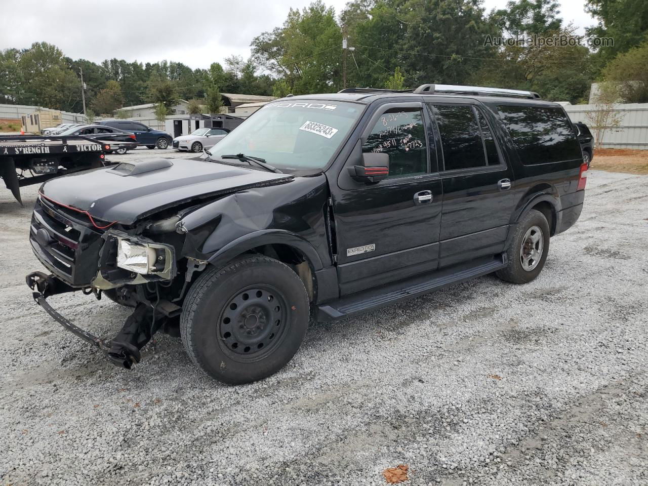 2007 Ford Expedition El Limited Black vin: 1FMFK19517LA19511