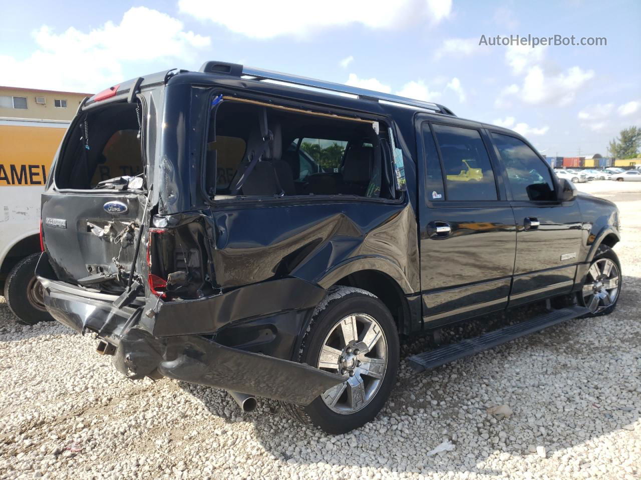 2008 Ford Expedition El Limited Black vin: 1FMFK19518LA57984