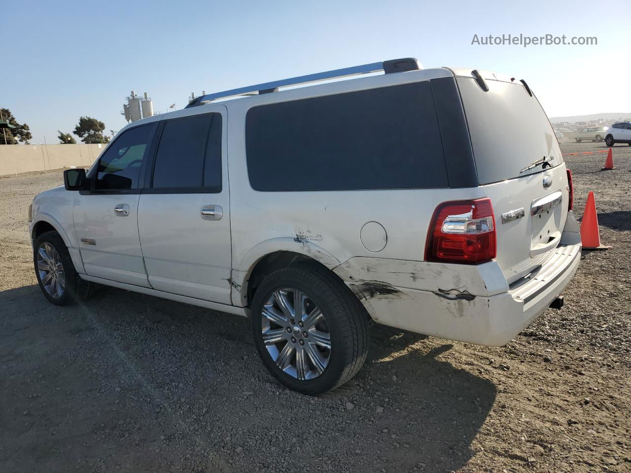 2008 Ford Expedition El Limited Beige vin: 1FMFK19528LA58173