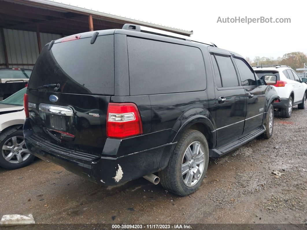 2007 Ford Expedition El Limited Black vin: 1FMFK19537LA02824