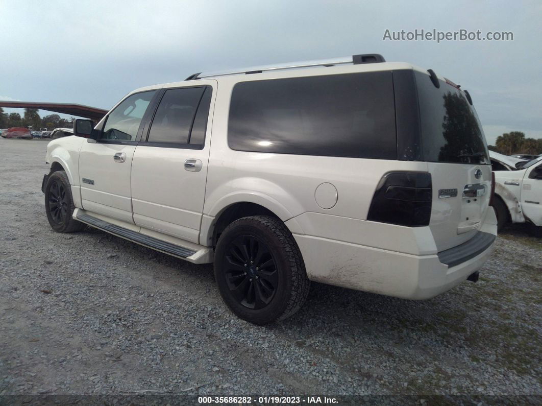 2007 Ford Expedition El Limited Cream vin: 1FMFK19537LA79712