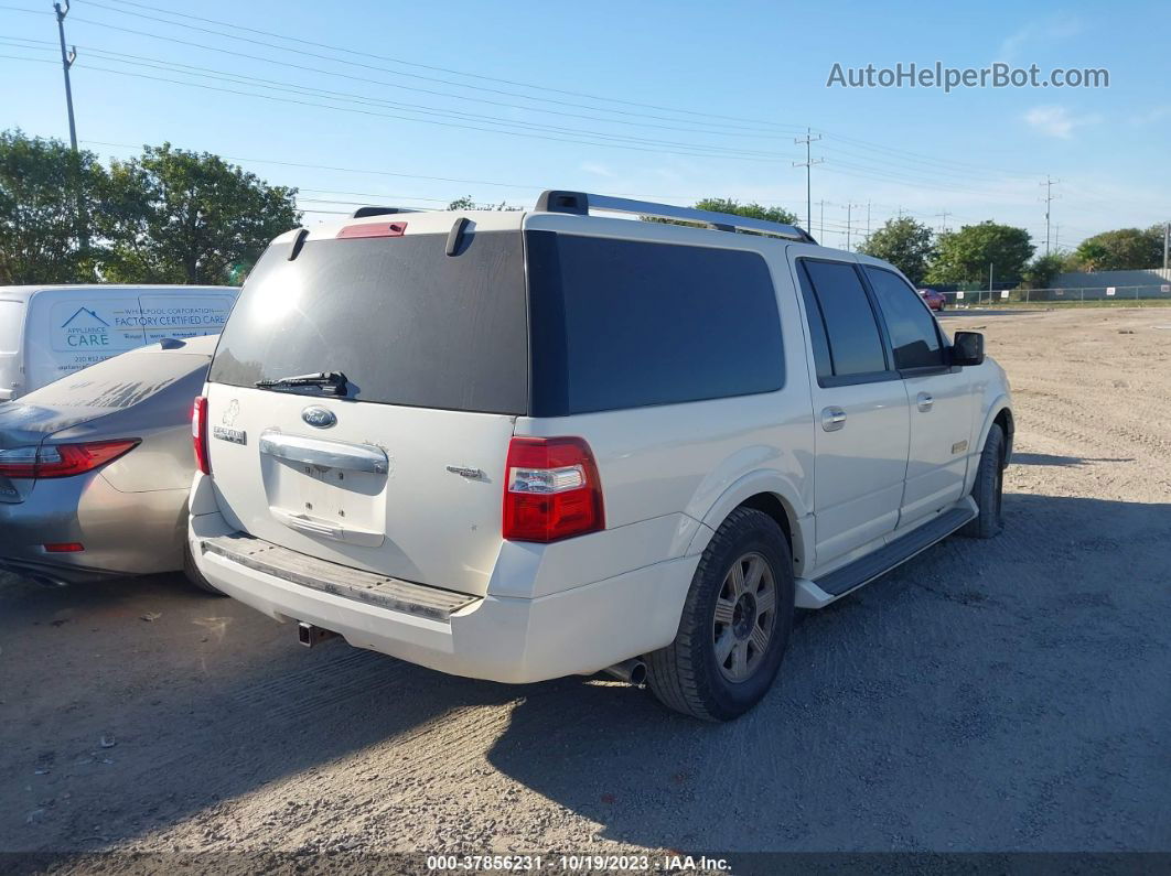 2007 Ford Expedition El Limited White vin: 1FMFK19557LA04607