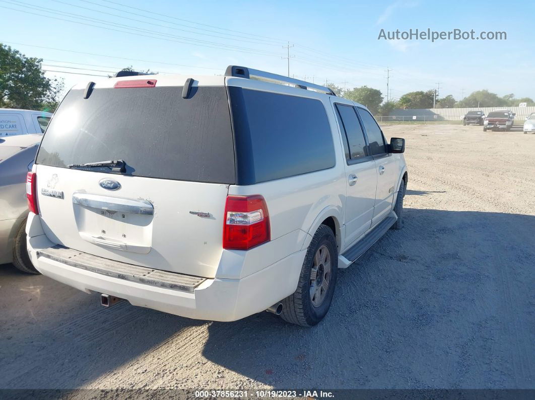 2007 Ford Expedition El Limited White vin: 1FMFK19557LA04607