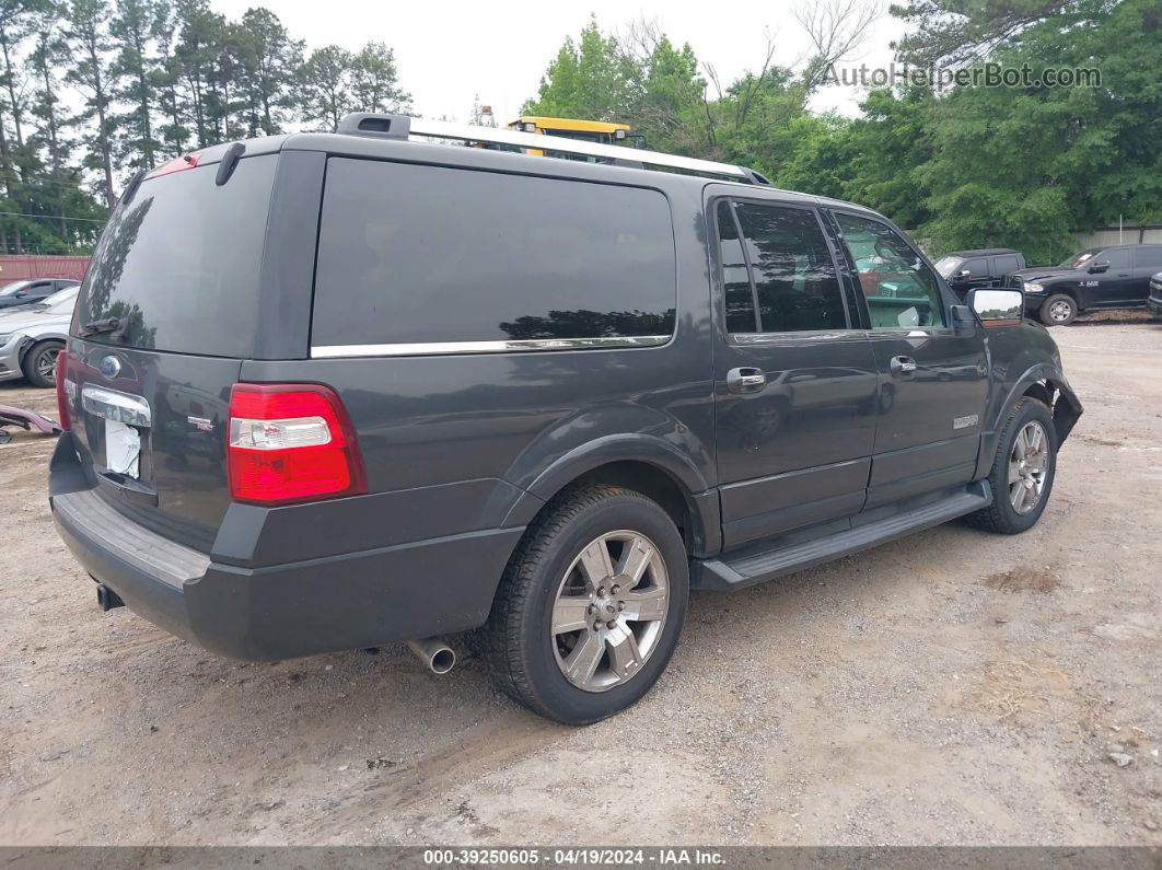 2007 Ford Expedition El Limited Gray vin: 1FMFK19557LA13033